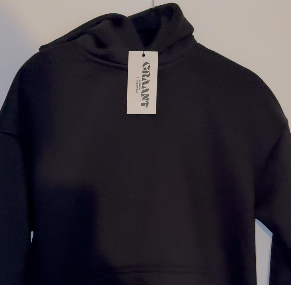 Relaxed Fit Hoodie - Black