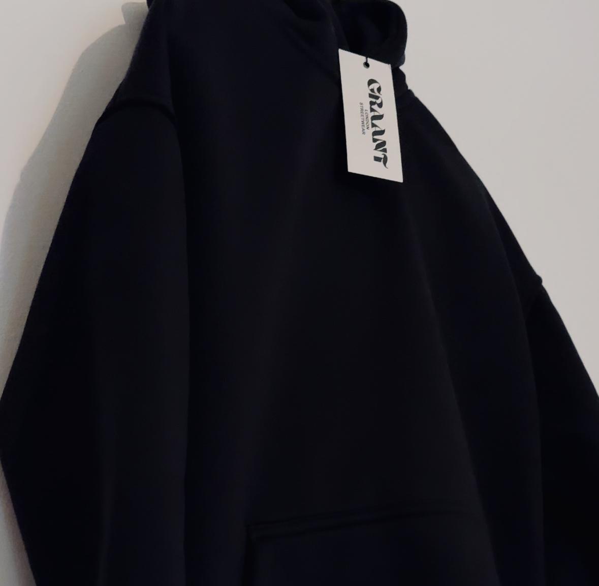 Relaxed Fit Hoodie - Black